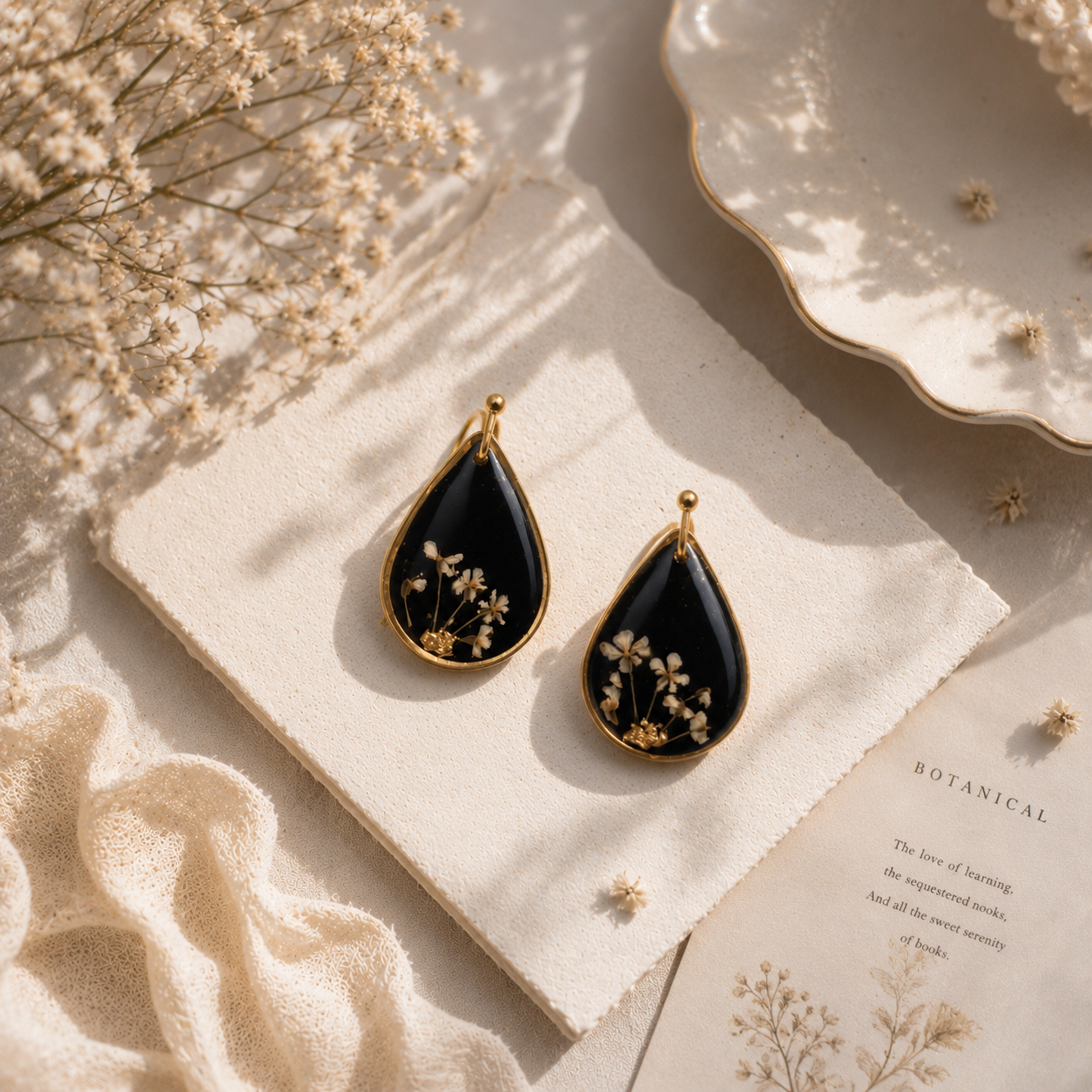 Midnight Bloom Earrings