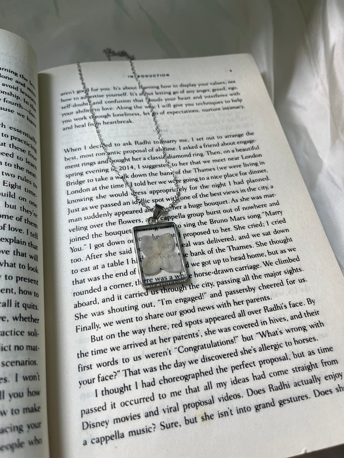 Snow Petals Pendant