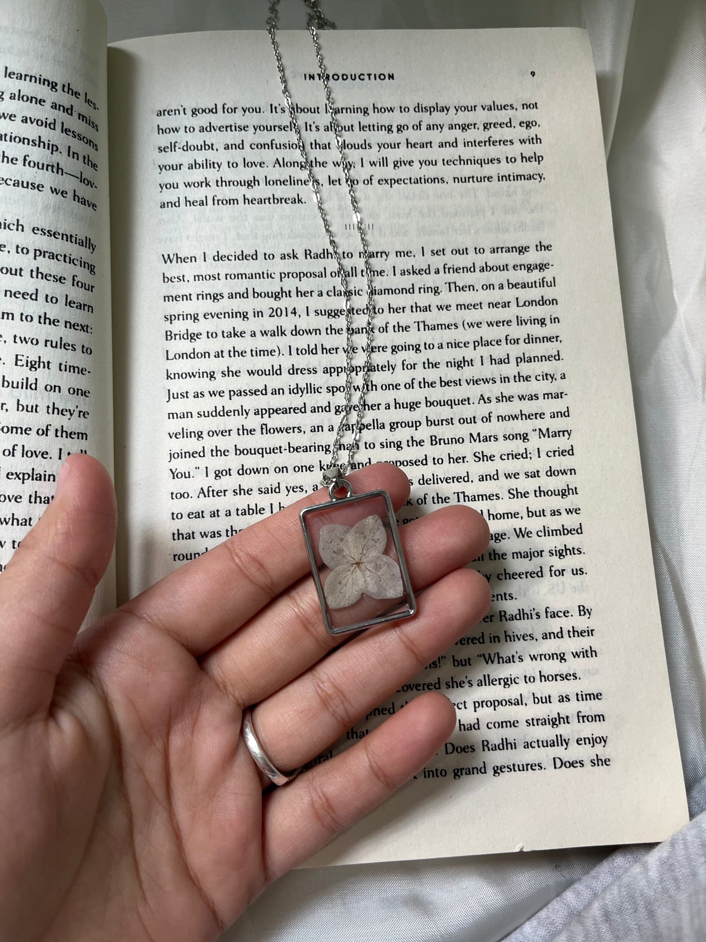 Snow Petals Pendant