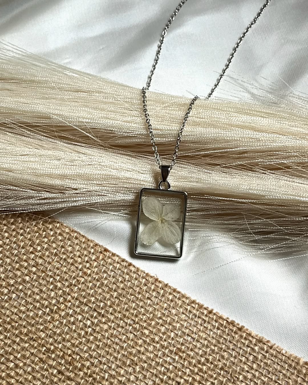 Snow Petals Pendant