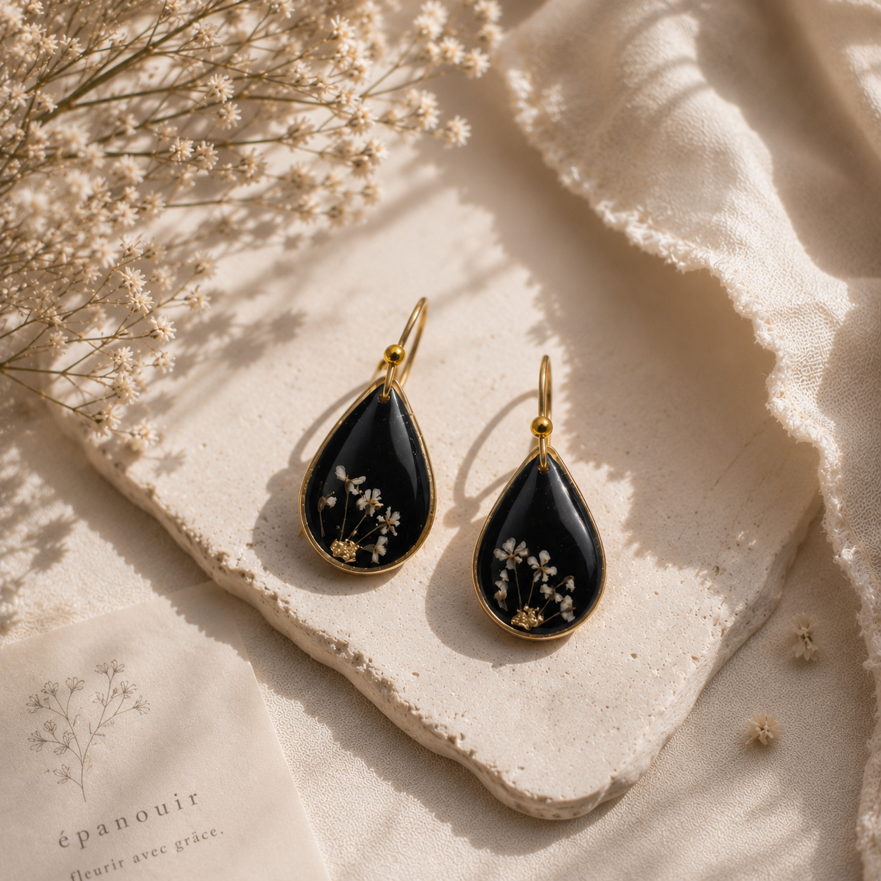 Midnight Bloom Earrings