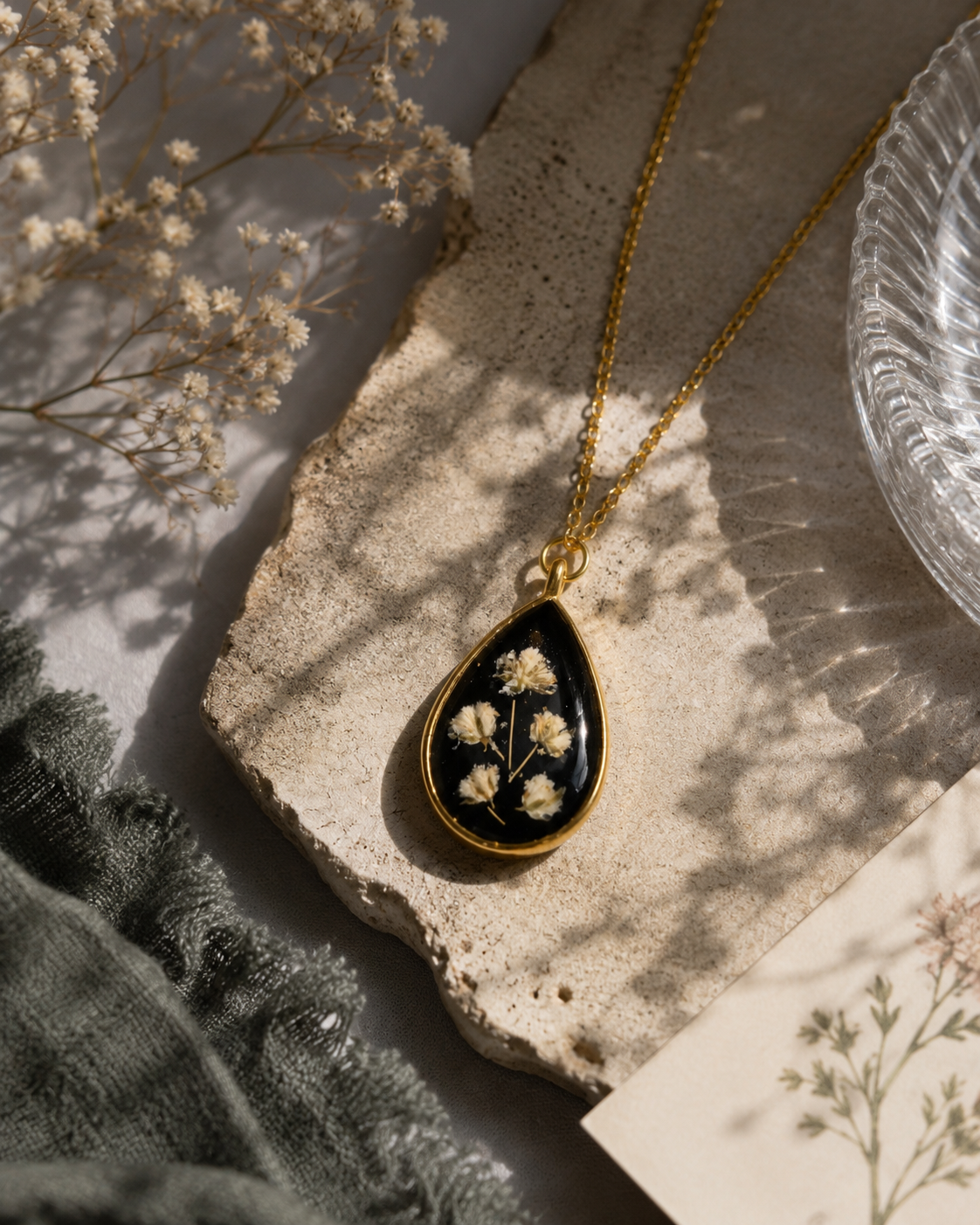 Windblown Blossom Pendant