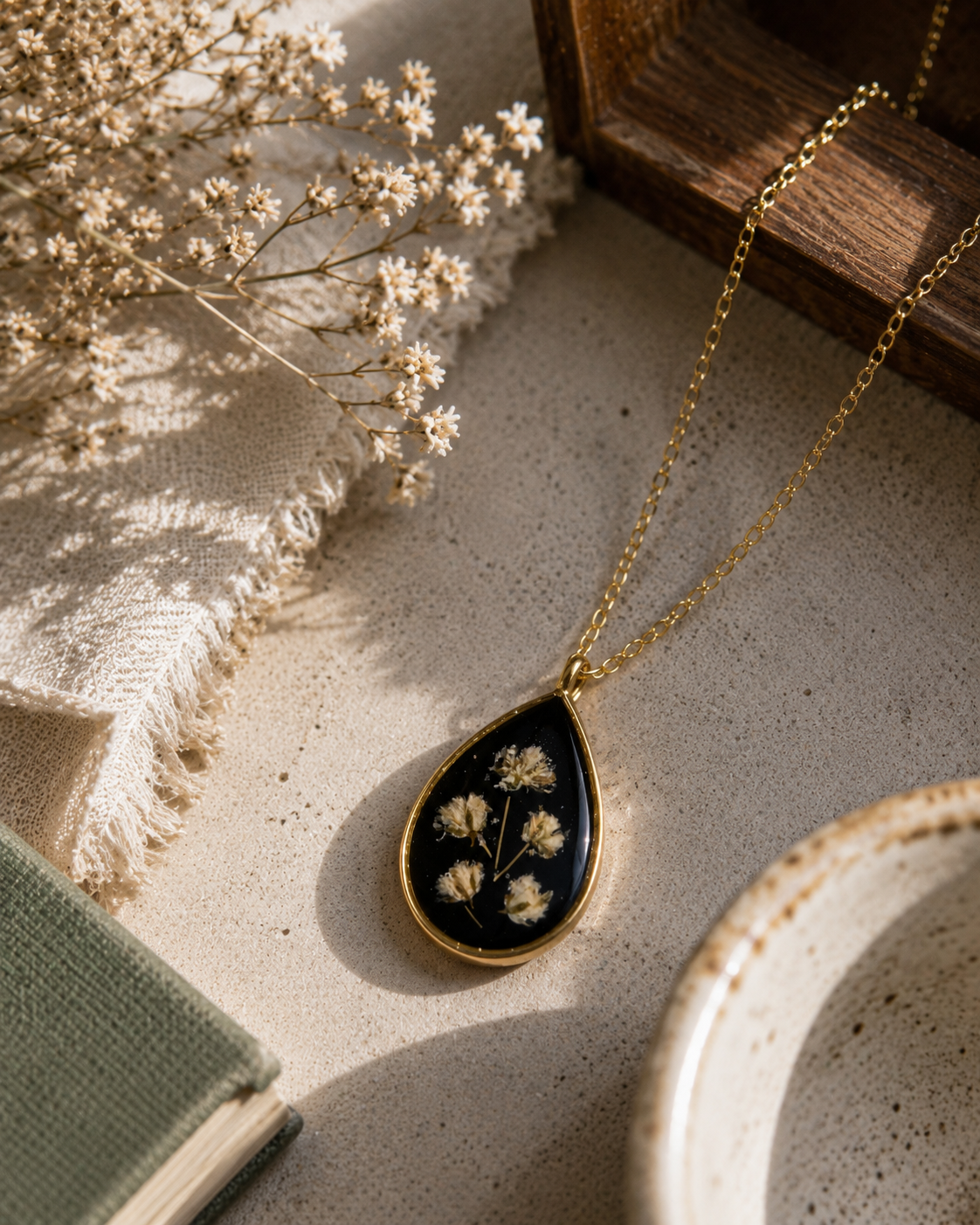 Windblown Blossom Pendant