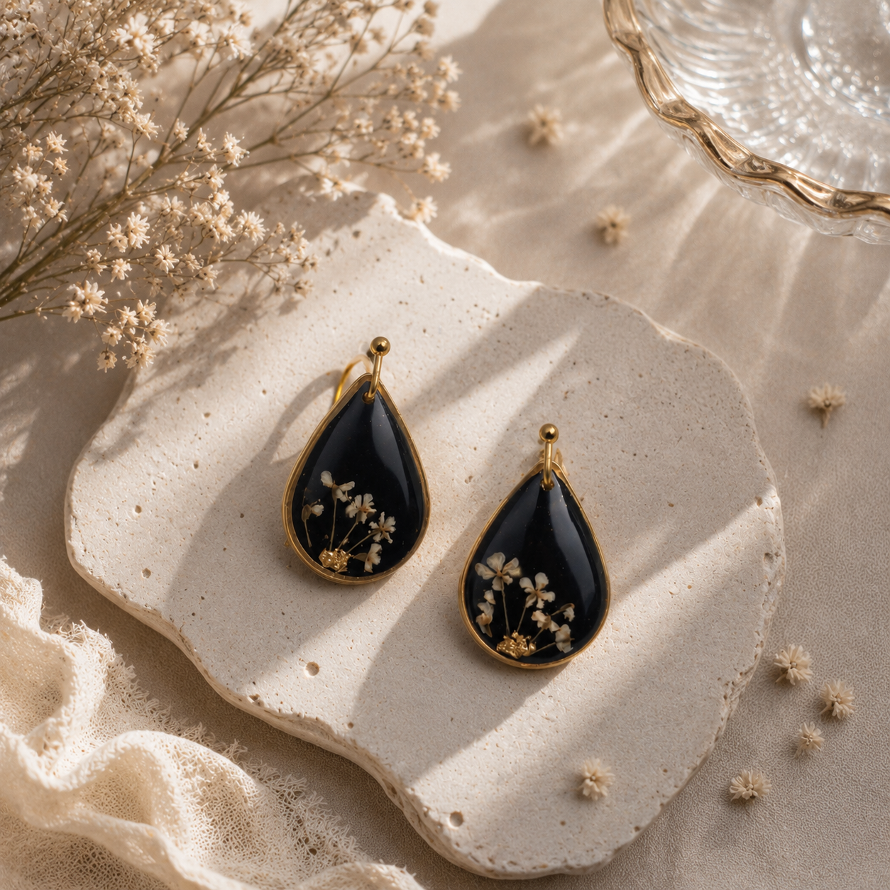 Midnight Bloom Earrings