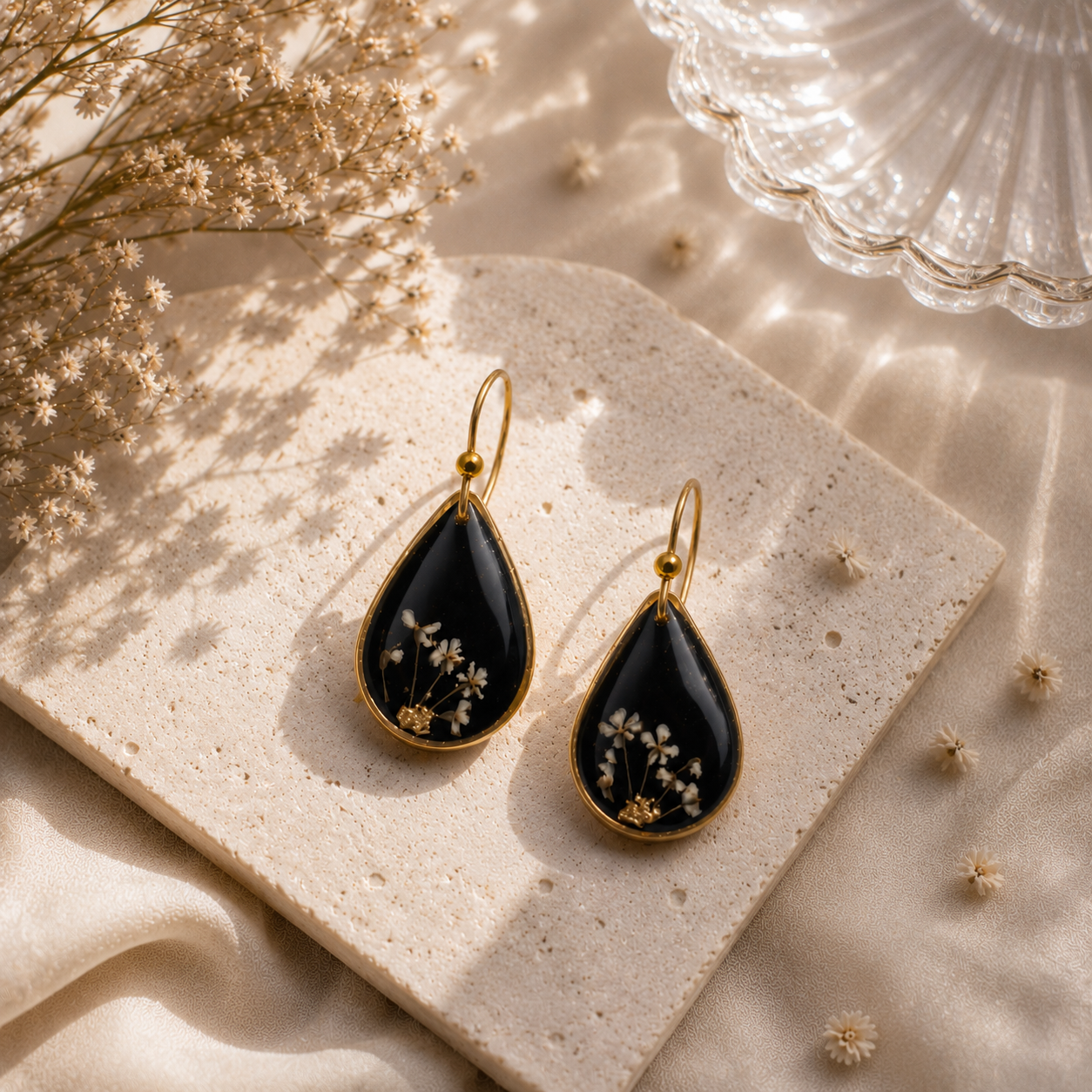 Midnight Bloom Earrings