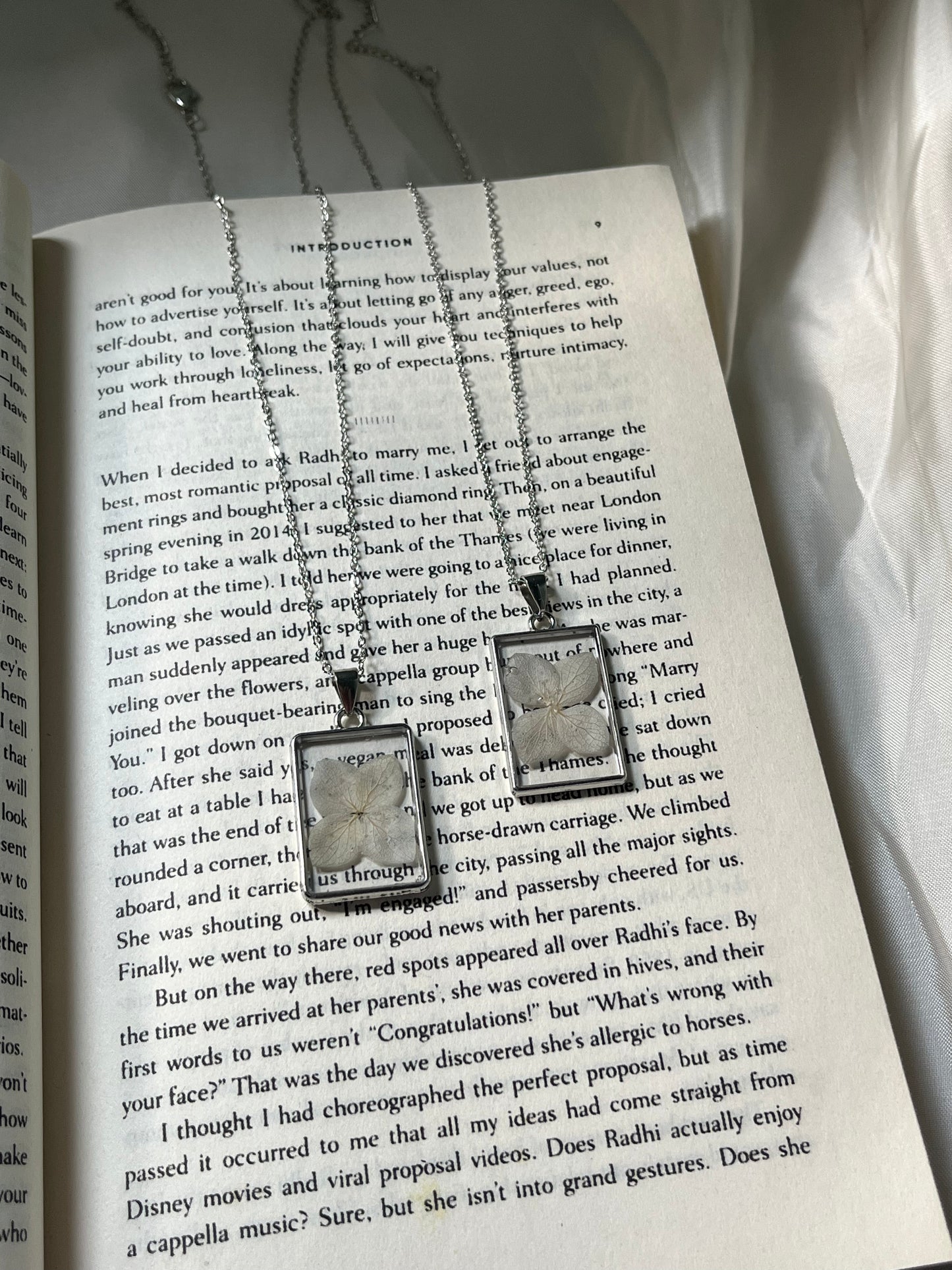 Snow Petals Pendant