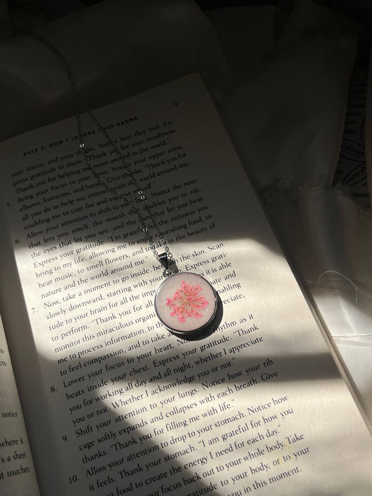 Celestial Rose Frost Pendant