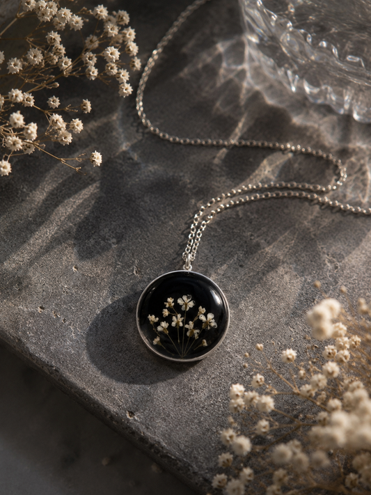 Midnight Daisies Pendant