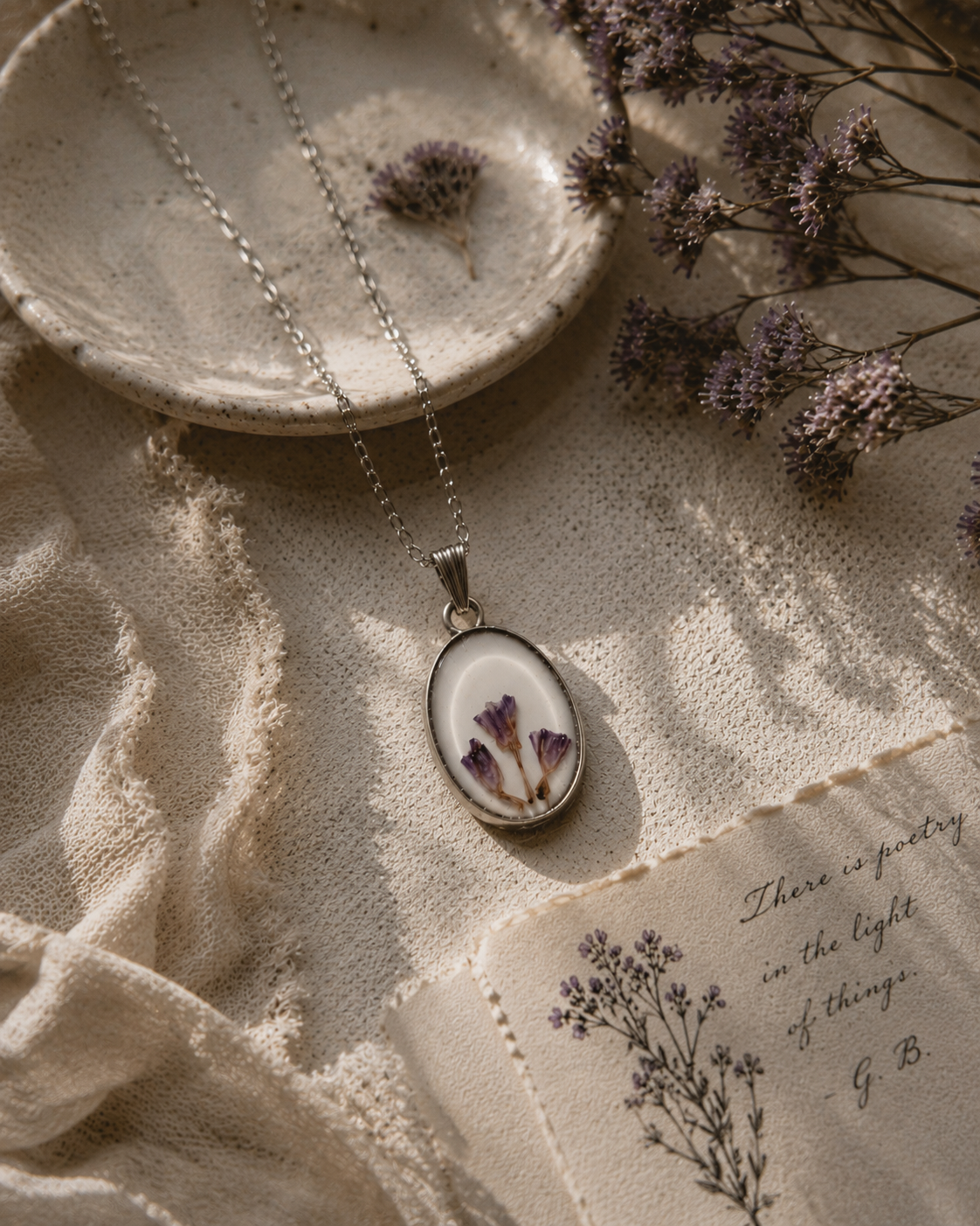 Lavender Whispers Pendant