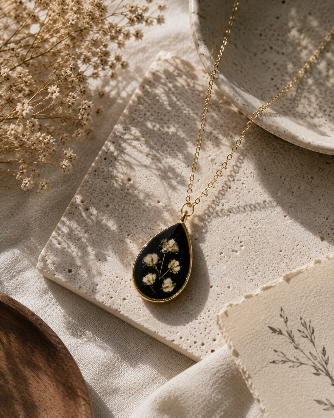 Windblown Blossom Pendant