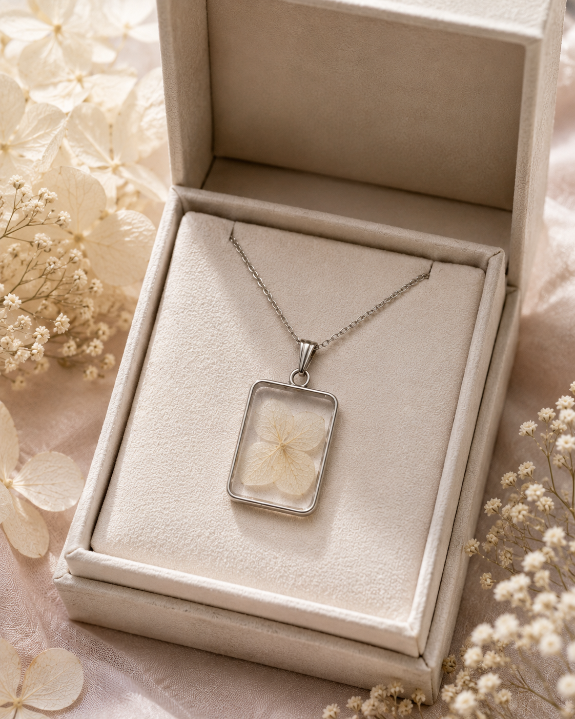 Snow Petals Pendant