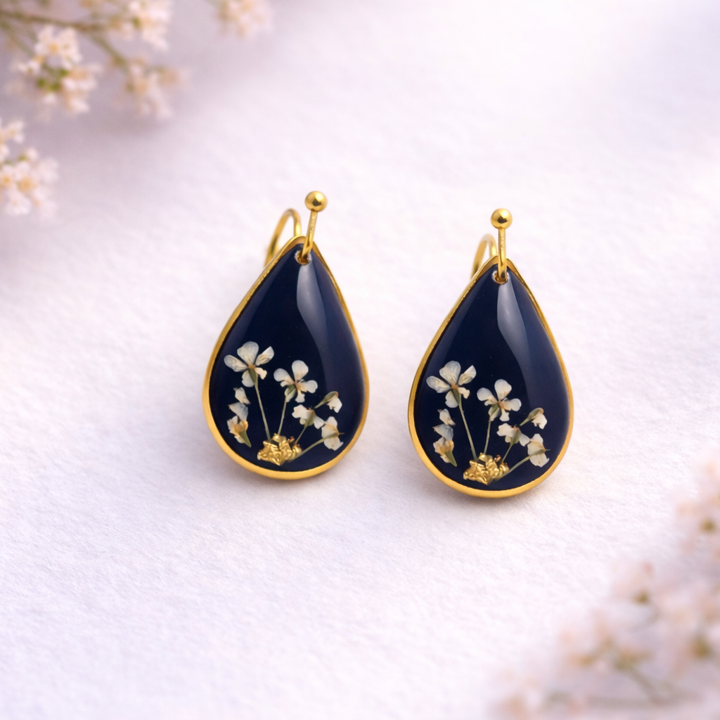 Midnight Bloom Earrings