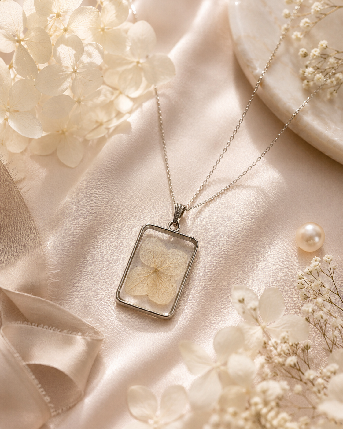 Snow Petals Pendant