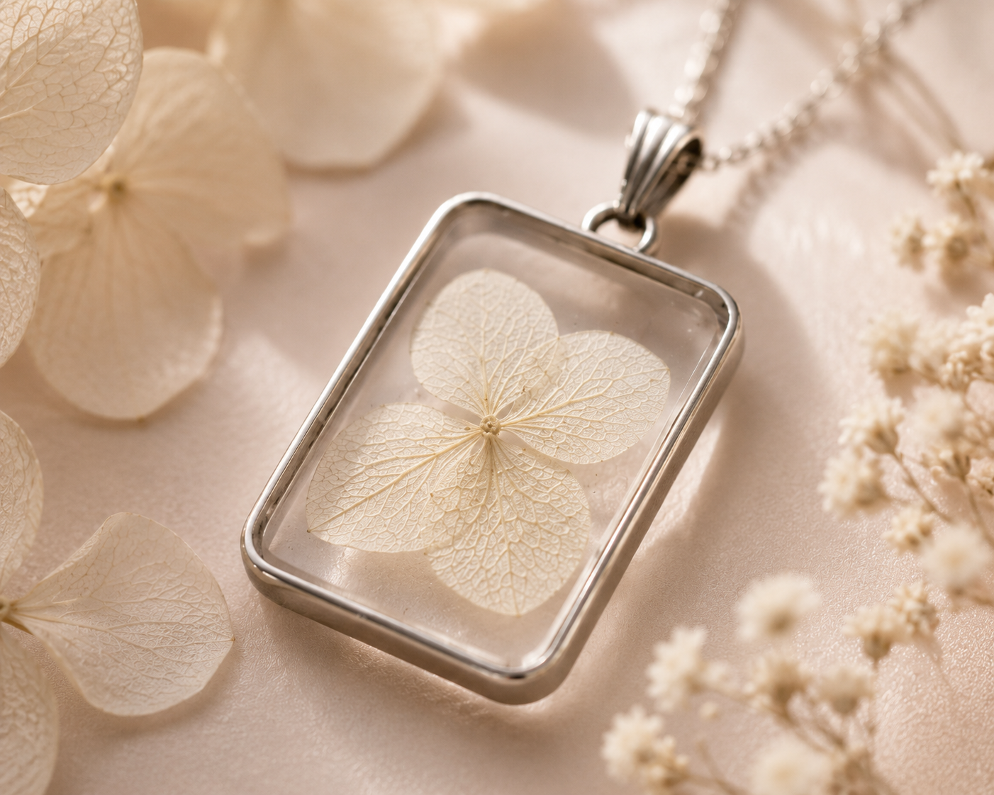 Snow Petals Pendant