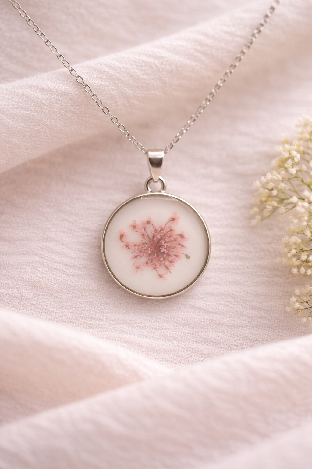 Celestial Rose Frost Pendant