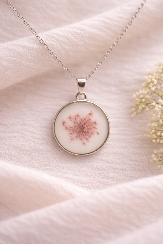 Celestial Rose Frost Pendant