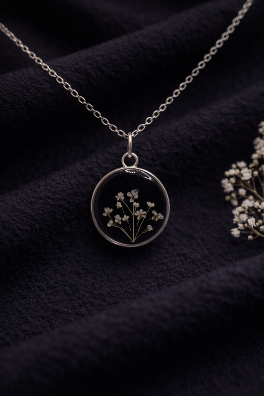 Midnight Daisies Pendant